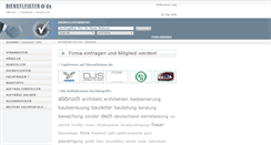 Desktop Screenshot of dienstleister.de